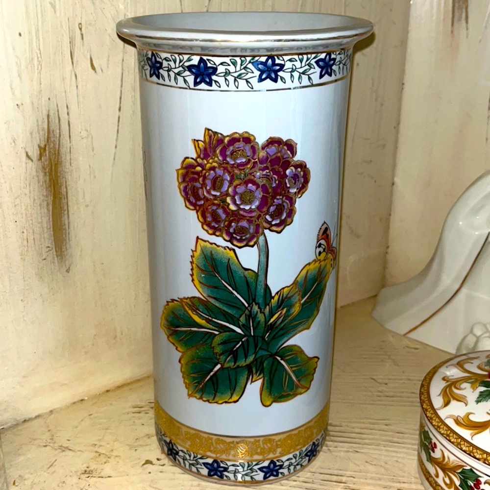 Vase 10” tall and 5” wide